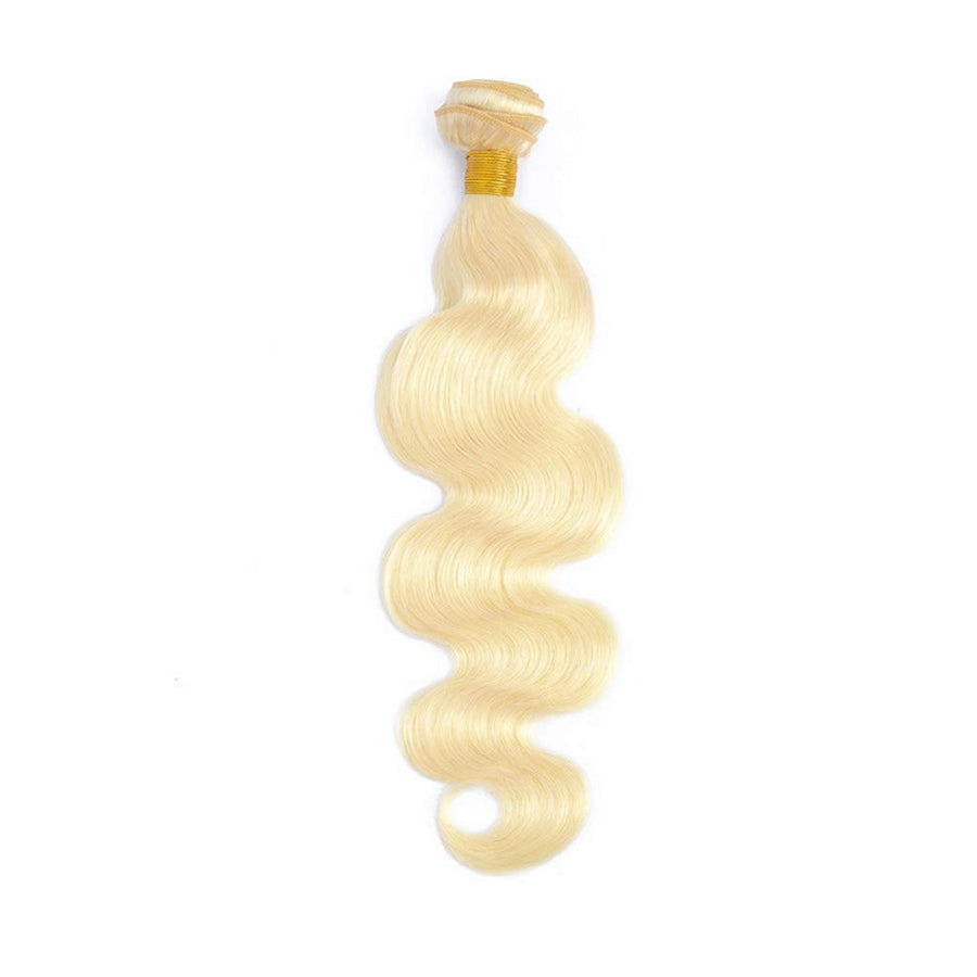 613 HUMAN HAIR  BLONDE BODY WAVE BUNDLE
