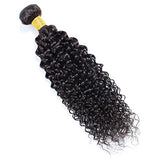 KINKY CURLY 100% HUMAN HAIR BUNDLE IN NATURAL BLACK