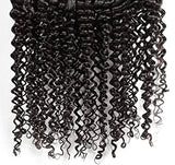 KINKY CURLY 100% HUMAN HAIR BUNDLE IN NATURAL BLACK
