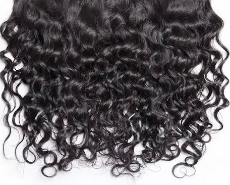 WATER WAVE 100% HUMAN HAIR BUNDLE IN NATURAL BLACK