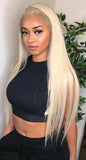 HD BLONDE STRAIGHT 13X4 LACE FRONT WIG HUMAN HAIR WIG