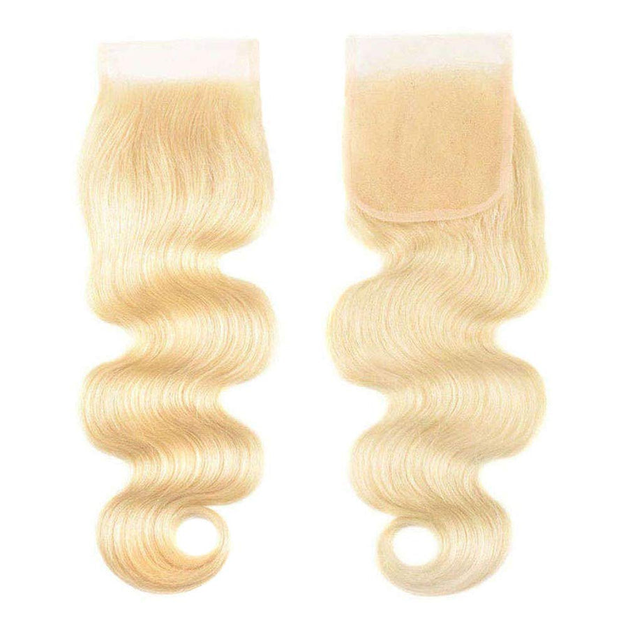 HD BLONDE BODY WAVE LACE CLOSURE 4"X4"