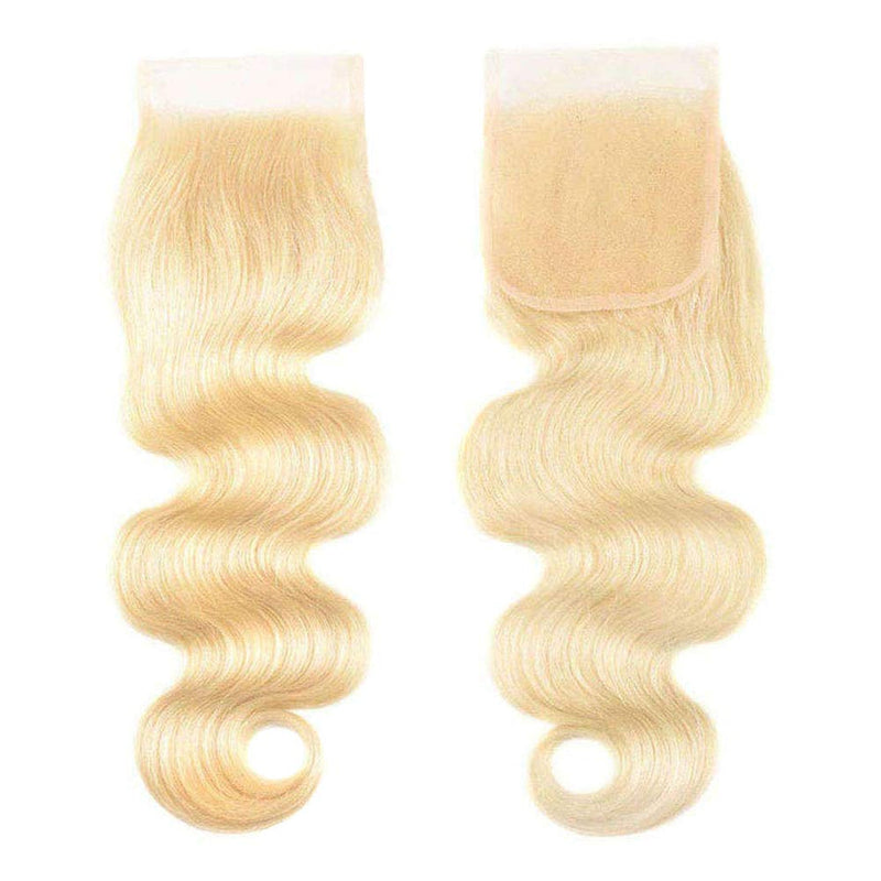 HD BLONDE BODY WAVE LACE CLOSURE 4"X4"