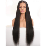 HD STRAIGHT WIG 13X4 FRONTAL 180% DENSITY PRE-PLUCKED VIRGIN HUMAN HAIR