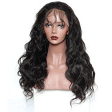 HD LACE DEEP WAVE WIG 13X4 FRONTAL 180% DENSITY PRE-PLUCKED VIRGIN HUMAN HAIR